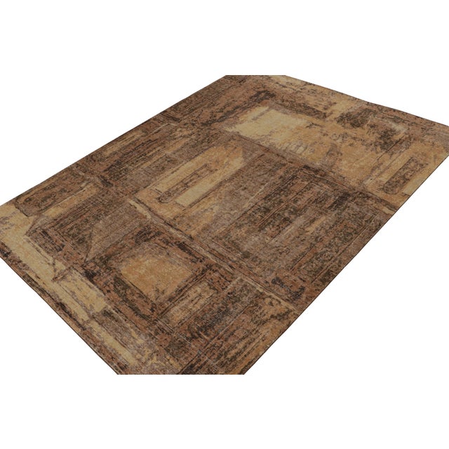 This 9x12 abstract rug is a bold new addition to the Homage Collection by Rug & Kilim. Hand-knotted in wool, its design is...