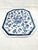 Vintage Blue and White Chinoiserie Style Serving Platter For Sale - Image 4 of 6