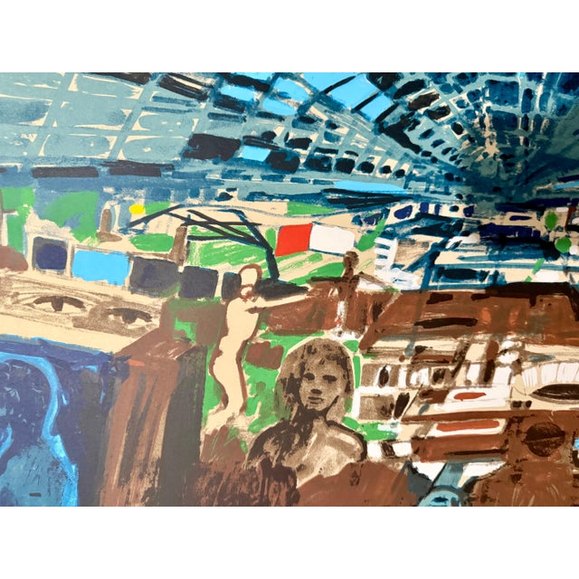 John Hultberg (1922-2005) Lithograph Serigraph Greenhouse Hand signed lower right and hand numbered edition of 200 Sheet...