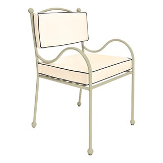 Panarea Armchair in Gelato with Cream and Black Upholstery by Ceraudo, 2010s For Sale