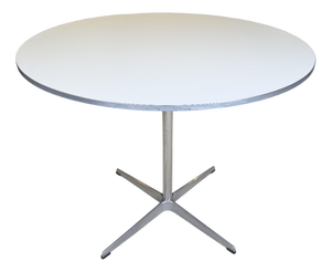 Mid-Century Modern Teak Round Dining Table by Arne Jacobsen for Fritz Hansen, 1950s