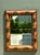 Vintage Wrapped Rattan Brass Leaf Mirror For Sale - Image 4 of 12