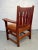 Wood Beautiful Antique Mission Oak Chair For Sale - Image 7 of 10