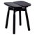 Black Stained Oak Dom Stool by Marcos Zanuso Jr For Sale