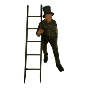 Vintage English Wooden Chimney Sweep Figurine