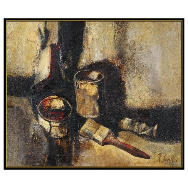 Message us to inquire about custom framing options! (Included for free with every purchase) The artwork here, "A Painter’s...