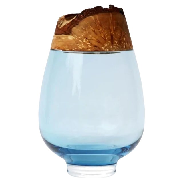 Aqua Frida Stacking Vase by Pia Wüstenberg For Sale