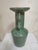 Chinese Ceramic Vase Longquan Ware Celadon Vase Hand Carved Double Dragon Ears For Sale - Image 9 of 11