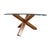 La Rotonda 452 Dining Table in Glass and Wood by Mario Bellini for Cassina For Sale - Image 9 of 10
