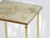 1960s Small Neoclassical French Side Table with Brass and Onyx, 1960s For Sale - Image 5 of 8