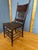 Pressed Back Chair with Leather Seat and Turned Parts For Sale - Image 6 of 18