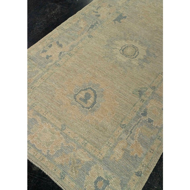 Brown Turkish Oushak Rug 3' x 6'5" #20239 For Sale - Image 8 of 8