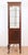 Vintage Mahogany Dark Stained Medical Display Cabinet-Unmarked For Sale - Image 12 of 12