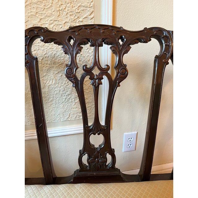 Wood Circa 1800 Mahogany Triple Chair Settee For Sale - Image 7 of 12