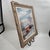 Textile Clarence I. Dreisbach Covered Bridge Winter Oil Painting 26x22 For Sale - Image 7 of 12