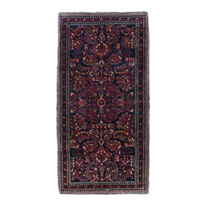 Antique Sarouk Rug 2' x 4'