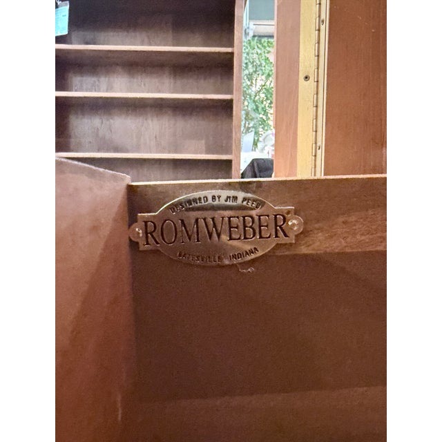 Vintage RomWeber Media Storage Armoire For Sale - Image 10 of 10