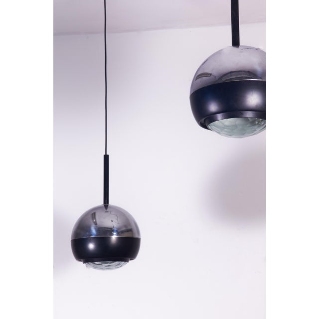 Pendants with Diamond Glass from Stilnovo, 1960s, Set of 2, in Flawless conditions. Designed 1960 to 1969 This piece has...