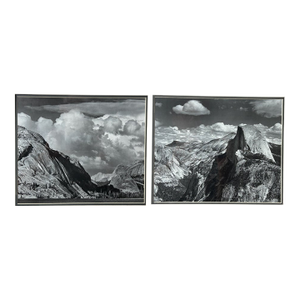 Two Ansel Adams Lithographs, Yosemite: Half Dome & Tenaya Lake