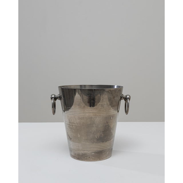 Mid 20th Century French Silver Plated Champagne Bucket For Sale - Image 17 of 18