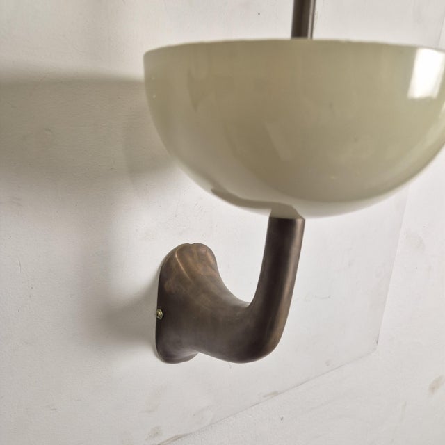 Metal Mid-Century Wall Lamps from Stilnovo, 1980s, Set of 2 For Sale - Image 7 of 8