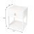 Transitional Lark End Table, White For Sale - Image 3 of 9