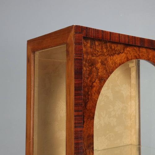 Wood Vintage Showcase Cabinet, 1920s For Sale - Image 7 of 15
