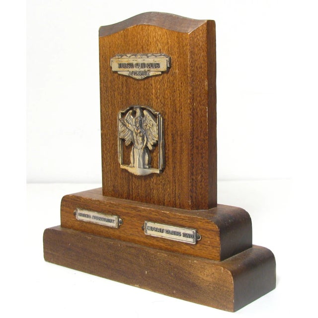 This midcentury skeet-shooting trophy is great decorative accessory for that great room, study, or man-cave. Display in a...