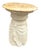 Mid 20th Century Mid Century Marble Top Cerused Cast Plaster Tassell End Table For Sale - Image 5 of 6