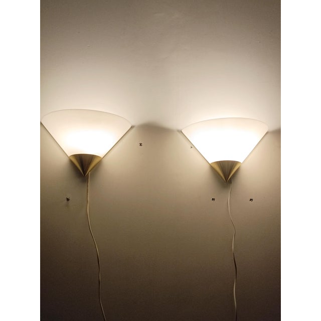 Large Model 3671 Wall Lights by Glashütte Limburg, 1970s, Set of 2 For Sale - Image 11 of 13