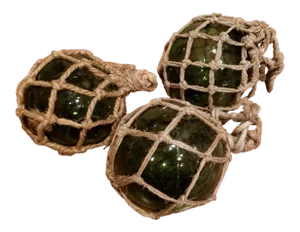 Three Glass Ball Floats