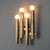 Brass-Plated Metal Wall Lamp, 1970s For Sale - Image 3 of 8