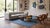 Elevate your space with this understated Modern Kilim Wool Rug, showcasing a rich palette of deep indigo, slate, and...