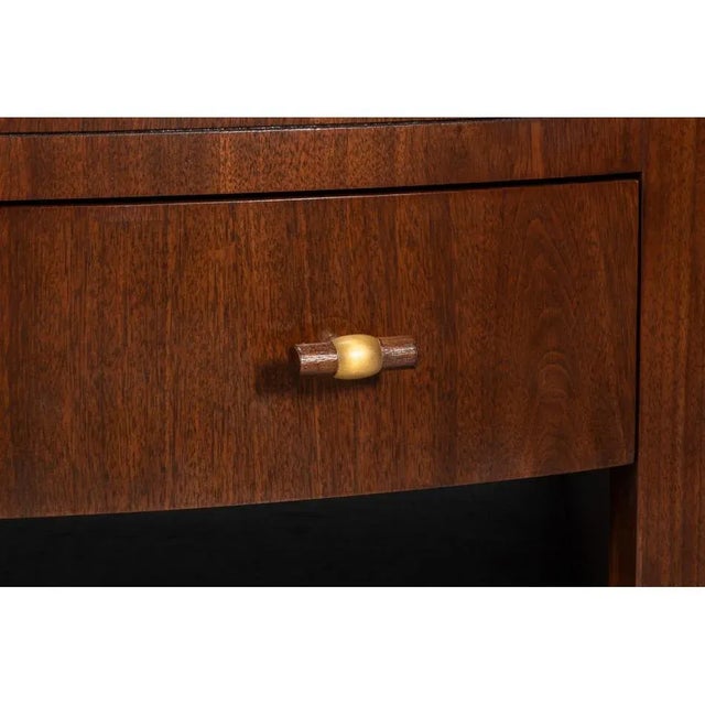 2020s Large Mid-Century Modern Round Coffee Table For Sale - Image 5 of 11