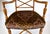 Regency Armchairs in Velvet by Thomas Hope, Burl Wood, X-Back Design For Sale - Image 10 of 13