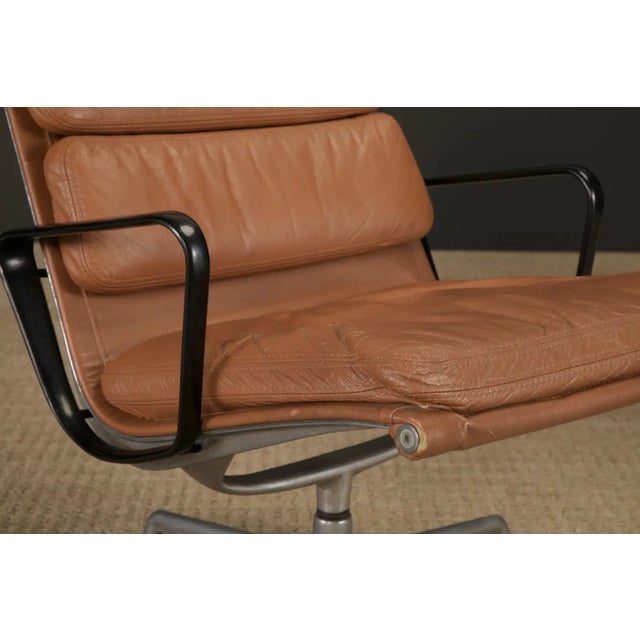 1970s Model 'Ea-416' Soft Pad Chair by Charles Eames for Herman Miller, Signed For Sale - Image 10 of 18