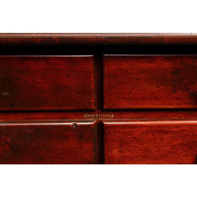 Massive Early 20th Century Double Apothecary Cabinet Set by W. B. McLean For Sale - Image 12 of 15