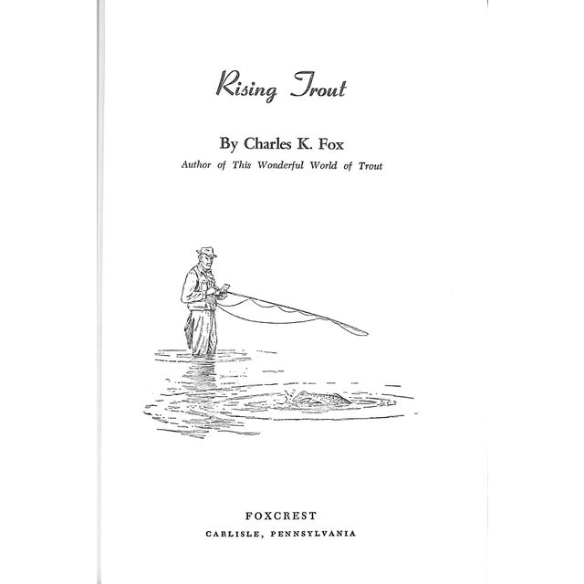 Traditional "Rising Trout" Book 1967 Fox, Charles (Signed) For Sale - Image 3 of 8