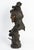 Patinated bronze sculpture depicting the bust of a young woman, Art Nouveau, circa 1900. Important Art Nouveau-era...