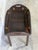 Brown Stained Oak Folding Butler Tray End Table With Drop-Down Sides Vintage Mid-Century Modern 1970s For Sale - Image 8 of 11