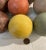 Stone Bowl With 12 Decorative Colorful Balls For Sale - Image 12 of 13