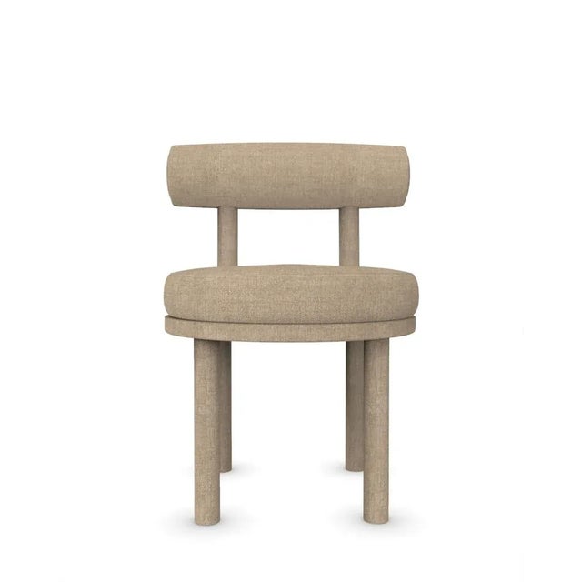 Moca Chair in Famiglia 07 Fabric by Studio Rig for Collector For Sale - Image 6 of 6