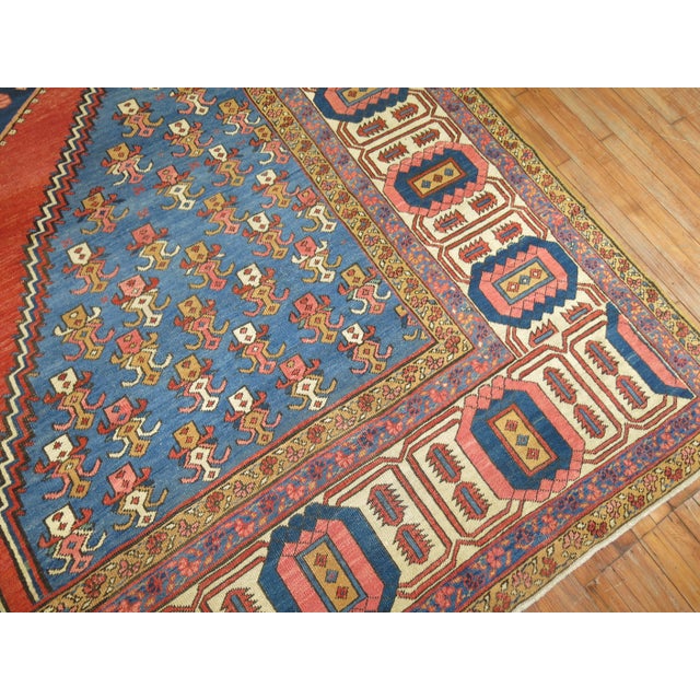 Persian 19th Century Zabihi Collection Large Persian Bakshaish Rug - 11'3" x 14'1" For Sale - Image 3 of 12
