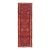 Vintage Red Hand Woven Runner 3'8 X 11'4 For Sale