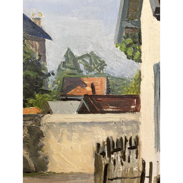 Harry Urban, Un village à Genève, Oil on Canvas For Sale - Image 6 of 12