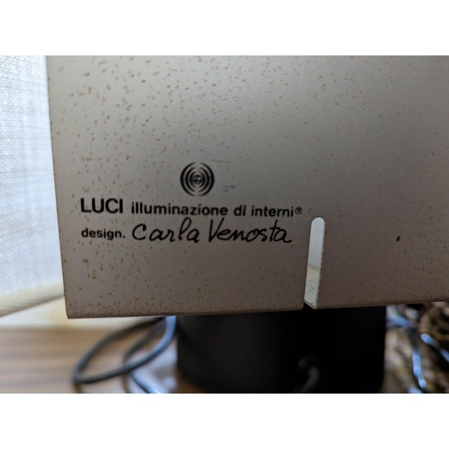 Vintage Table Lamp by Carla Venosta for Luci For Sale In Chicago - Image 6 of 6