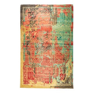 Hand-Knotted Rug by Murano Shutters For Sale