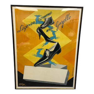 1930’s French Legeres Comme Une Gazelle Poster by Roby’s