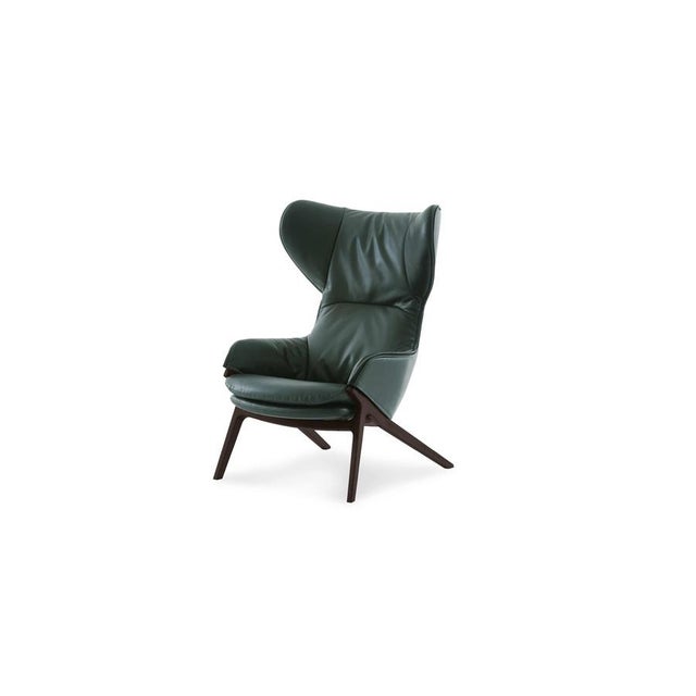 Set of P22 Lounge Chair and Ottoman by Patrick Norguet for Cassina For Sale - Image 13 of 14