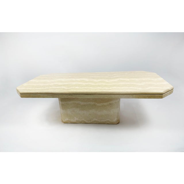 Stone Vintage Travertin Coffee Table, 1970s For Sale - Image 7 of 7